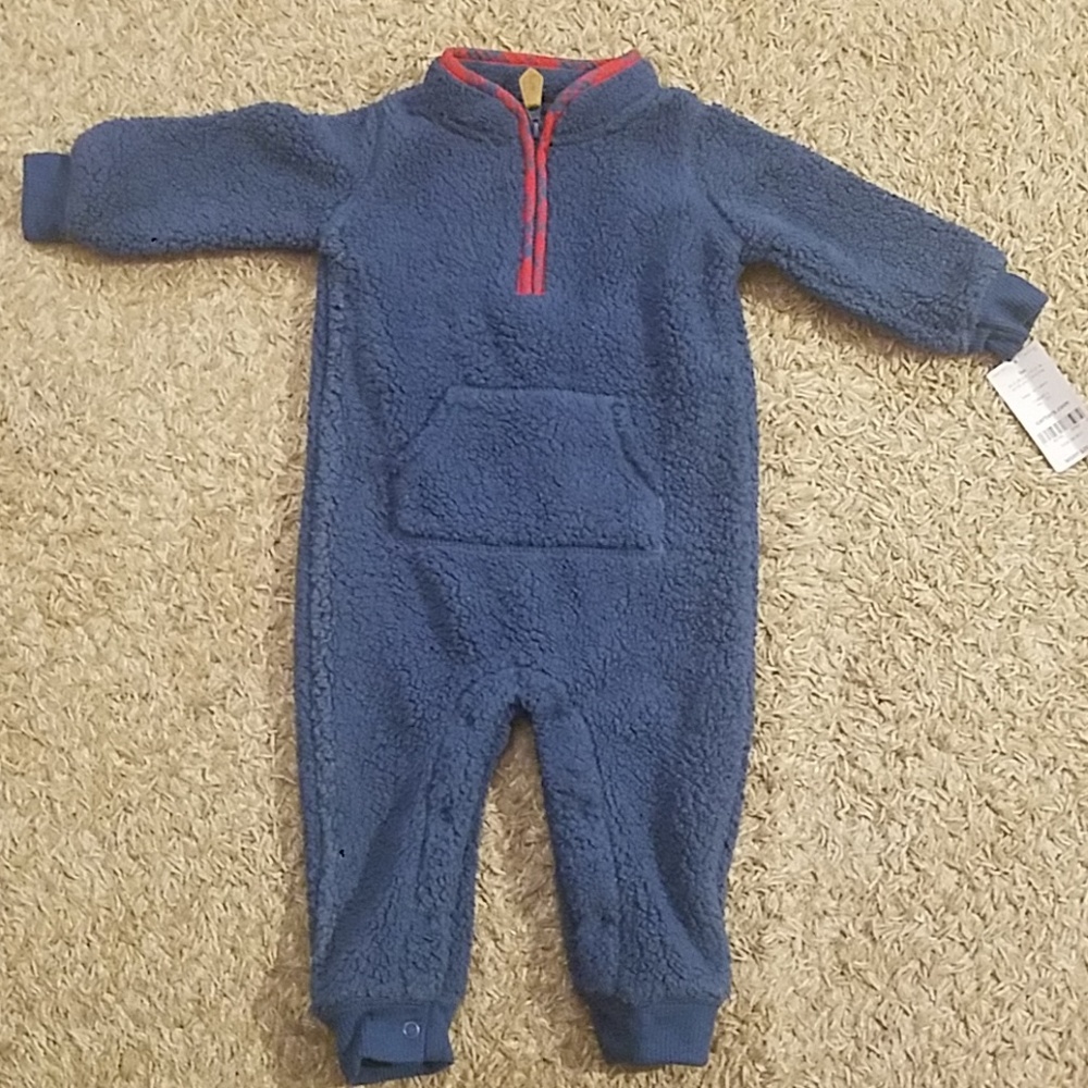 9 month fleece body suit